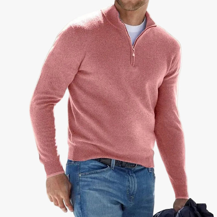 Men's Quarter Zip Sweater
