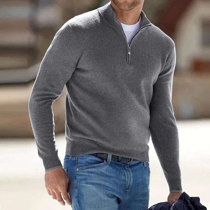 Men's Quarter Zip Sweater