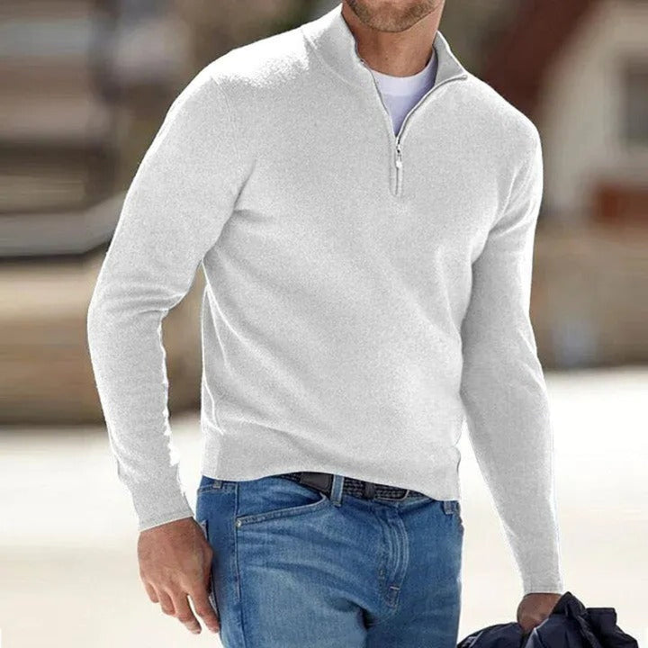 Men's Quarter Zip Sweater