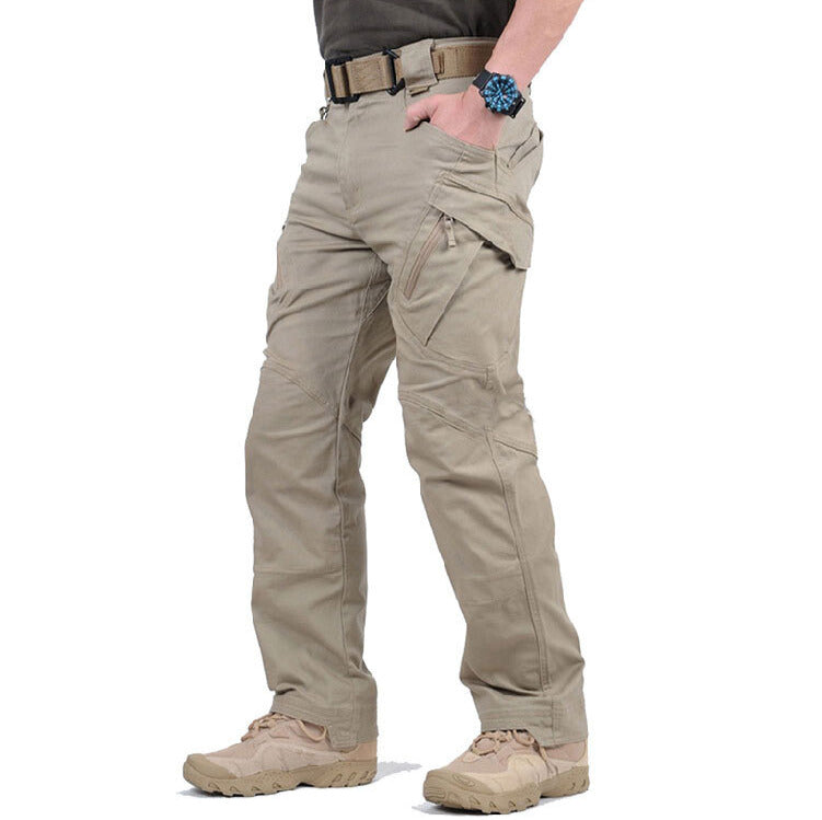 Men's Tactical Cargo Pants with Multi-Pocket Design