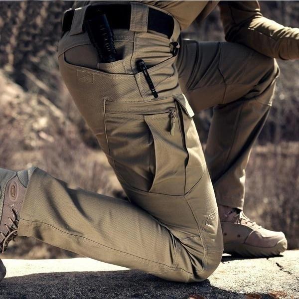 Men's Tactical Cargo Pants with Multi-Pocket Design