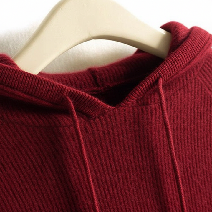 Lightweight Knit Hoodie for Women