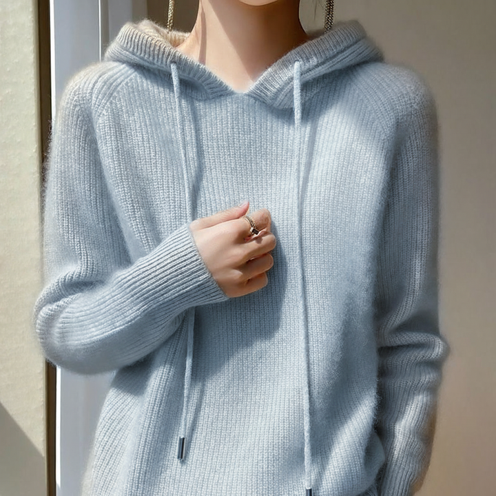 Lightweight Knit Hoodie for Women