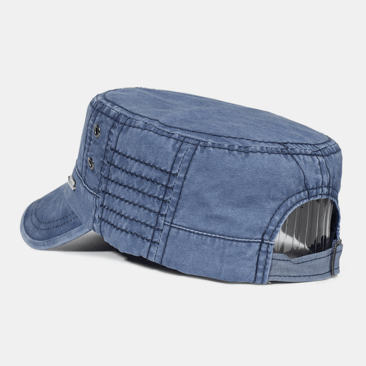 Men's Washed Cotton Military Cap