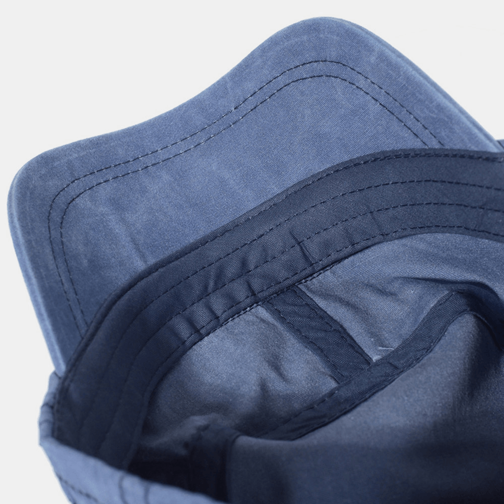 Men's Washed Cotton Military Cap