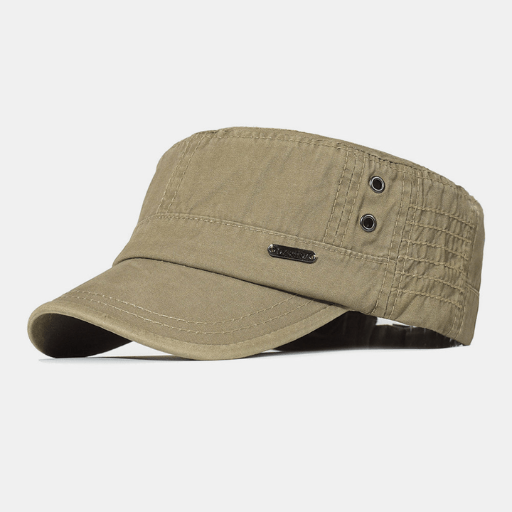 Men's Washed Cotton Military Cap
