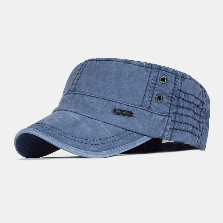 Men's Washed Cotton Military Cap