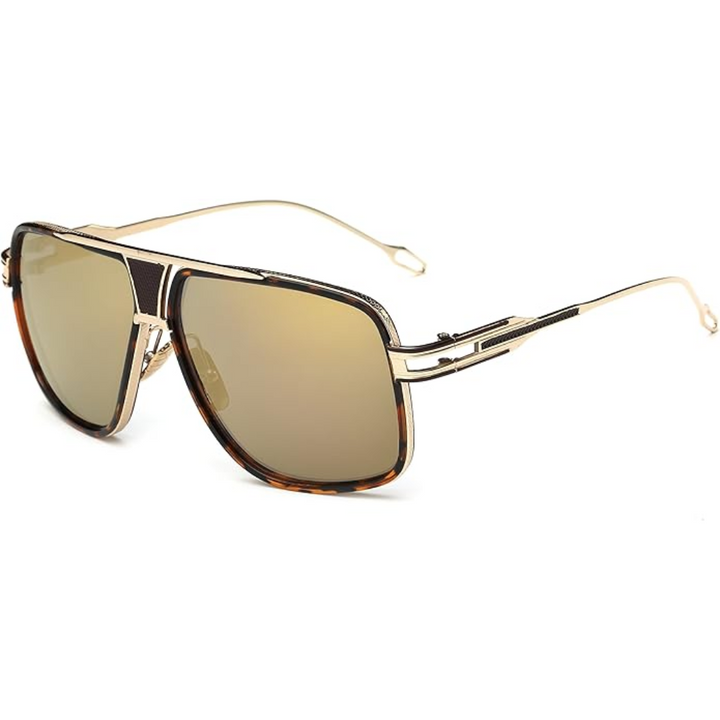 Men’s Square Frame Aviator Sunglasses