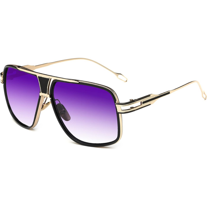 Men’s Square Frame Aviator Sunglasses