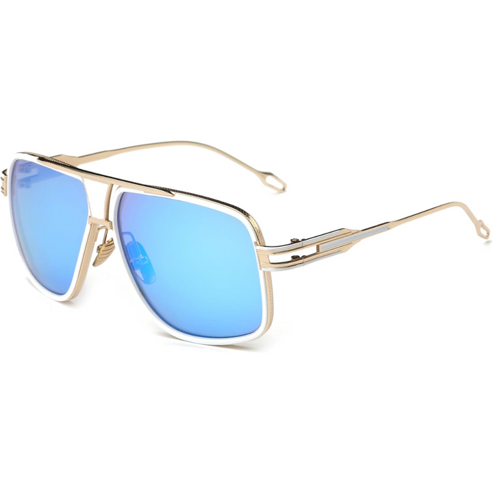 Men’s Square Frame Aviator Sunglasses