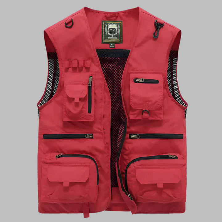 Men's Water-Resistant Multi-Pocket Vest