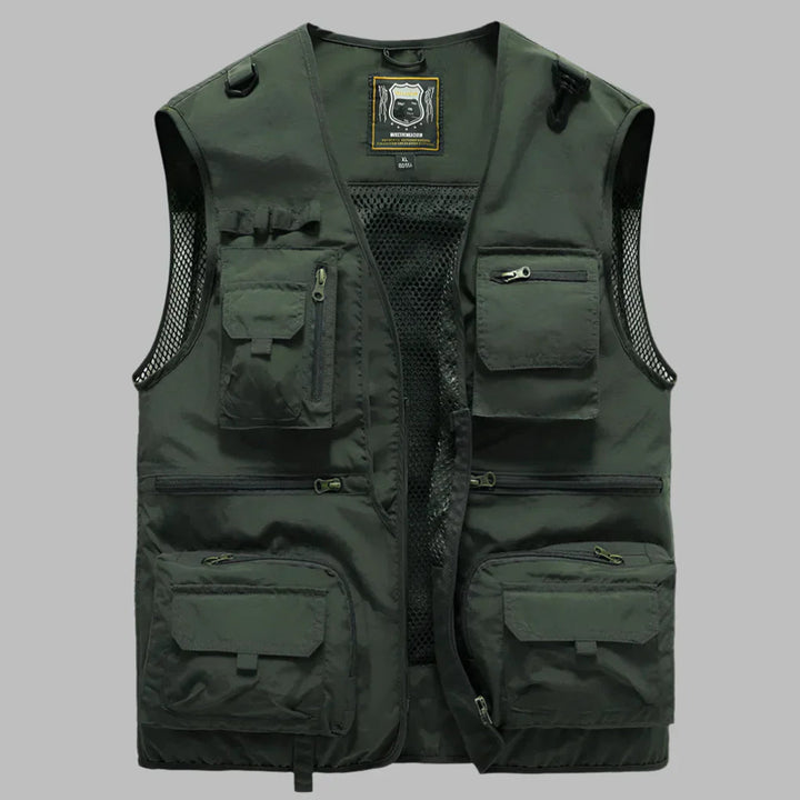 Men's Water-Resistant Multi-Pocket Vest