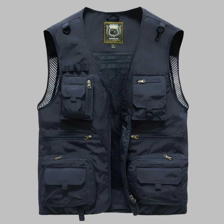 Men's Water-Resistant Multi-Pocket Vest