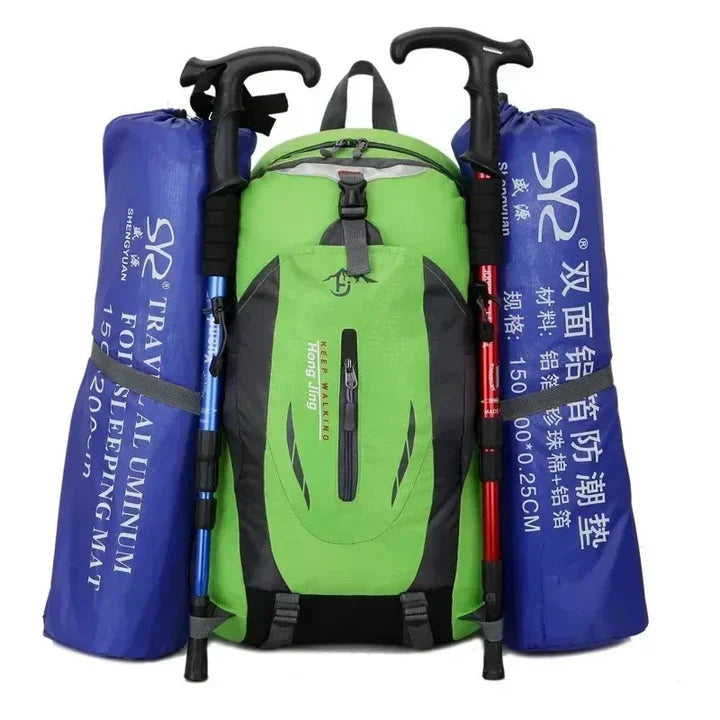 Hiking Backpack with Multiple Zip Pockets