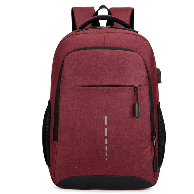 Unisex Laptop Backpack with USB Charging Port