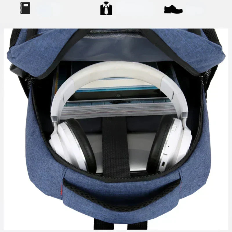 Unisex Laptop Backpack with USB Charging Port