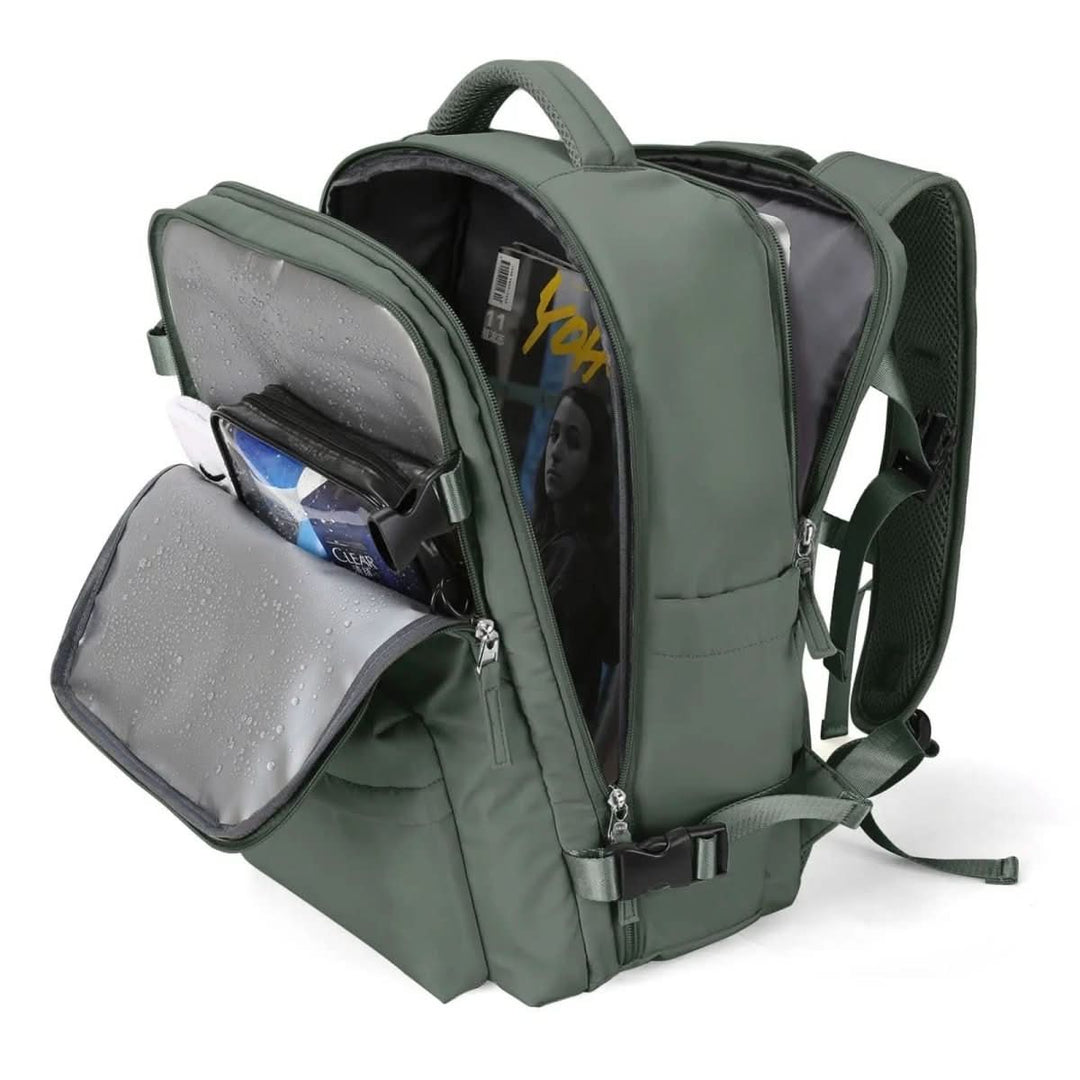 Unisex Travel Laptop Backpack with Carry On Design