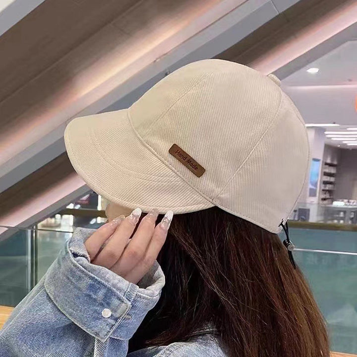 Women's Wide Brim Baseball Cap with Adjustable Cord