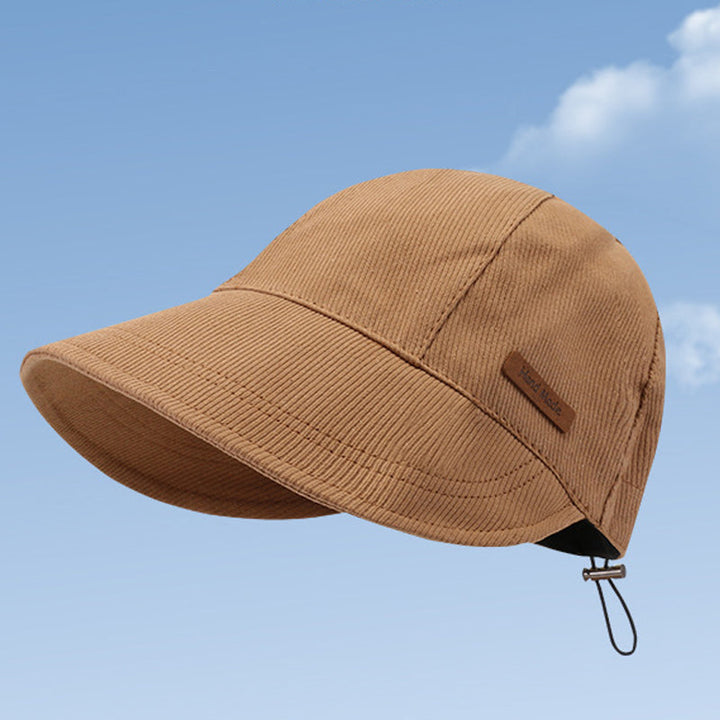 Women's Wide Brim Baseball Cap with Adjustable Cord