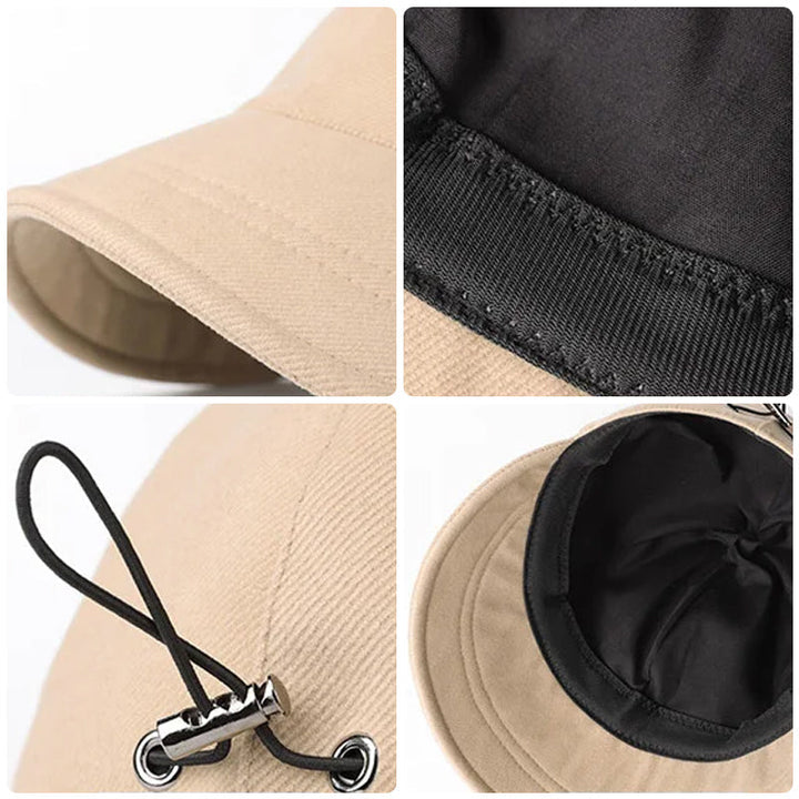 Women's Wide Brim Baseball Cap with Adjustable Cord
