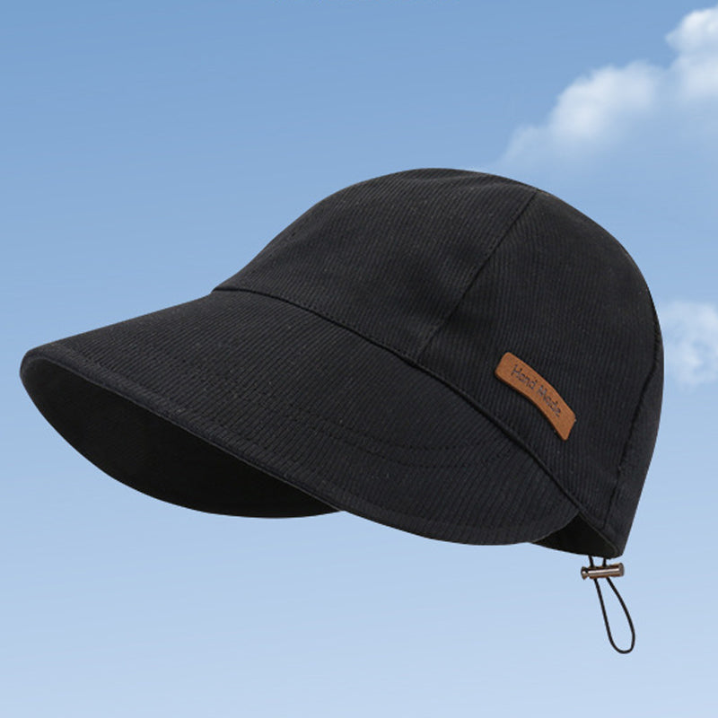 Women's Wide Brim Baseball Cap with Adjustable Cord