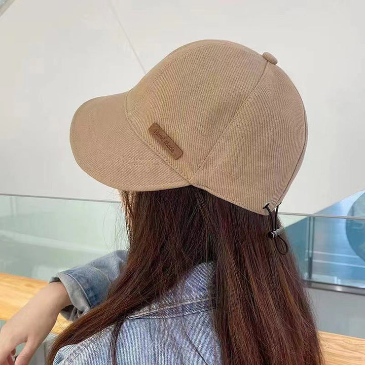 Women's Wide Brim Baseball Cap with Adjustable Cord