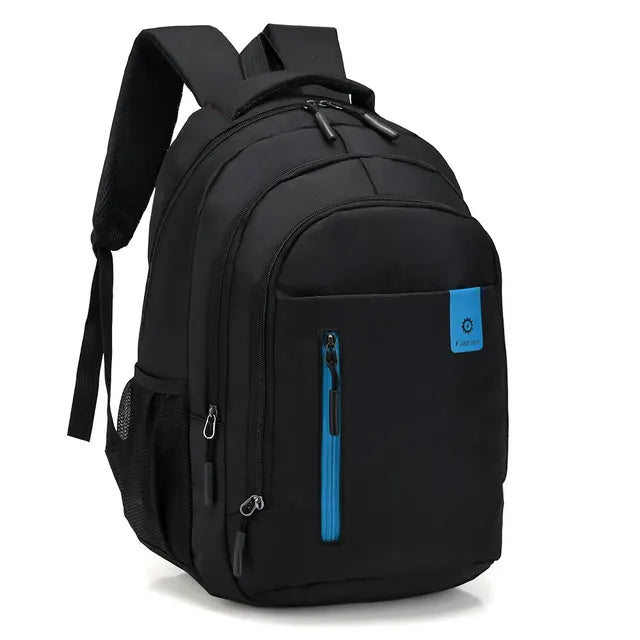 Men's Laptop Backpack with Multiple Zip Compartments