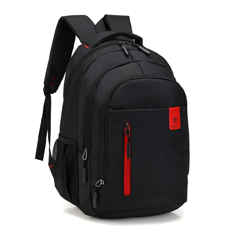 Men's Laptop Backpack with Multiple Zip Compartments