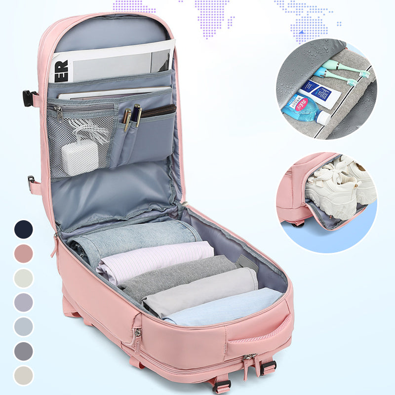 Waterproof Travel Laptop Backpack with Carry On Design