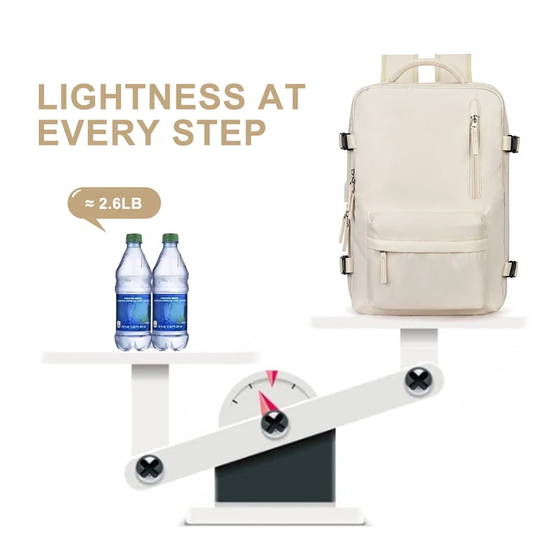 Waterproof Travel Laptop Backpack with Carry On Design