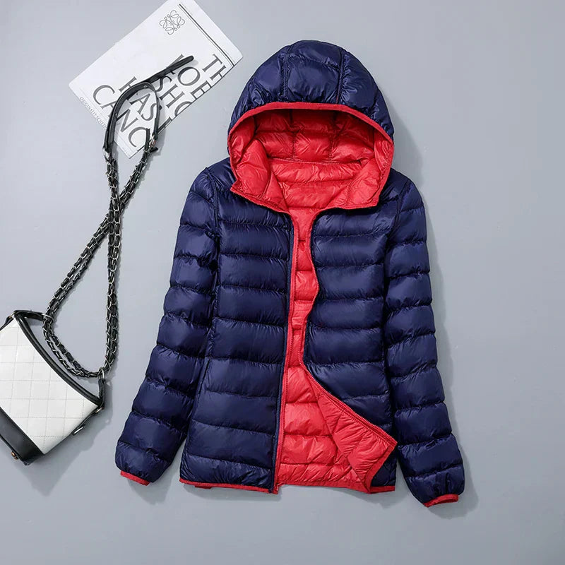 Women's Hooded Down Puffer Jacket