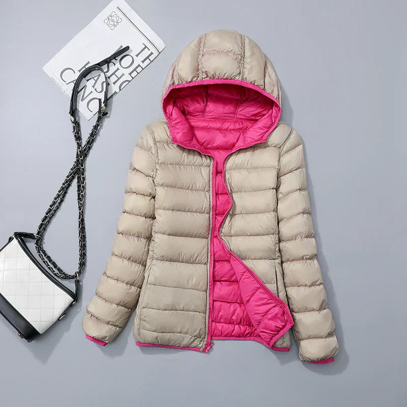 Women's Hooded Down Puffer Jacket