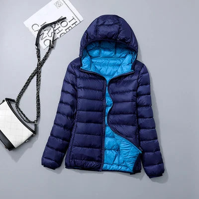 Women's Hooded Down Puffer Jacket
