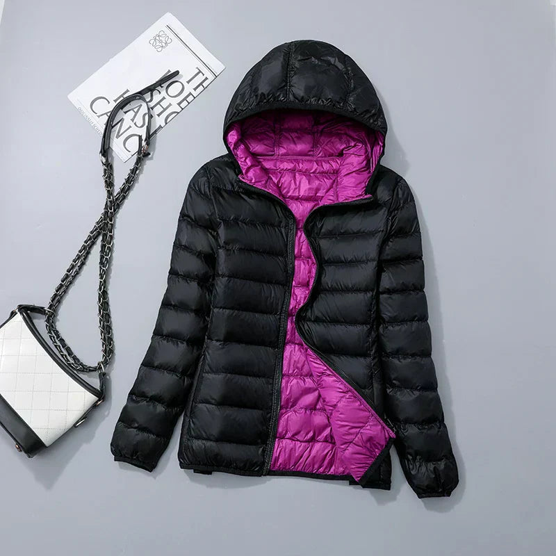 Women's Hooded Down Puffer Jacket