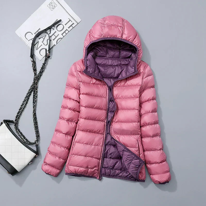 Women's Hooded Down Puffer Jacket
