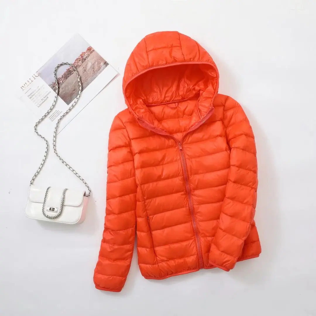 Women's Hooded Down Puffer Jacket