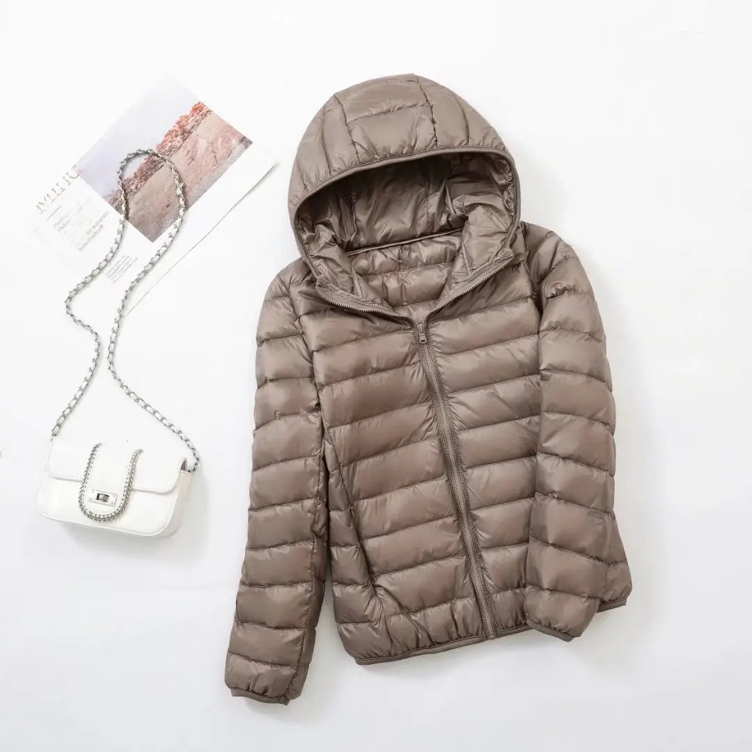 Women's Hooded Down Puffer Jacket