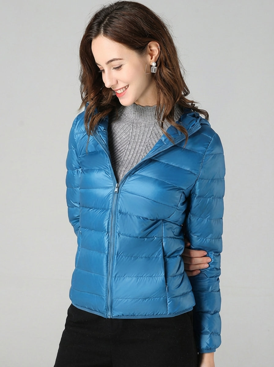 Women's Hooded Down Puffer Jacket