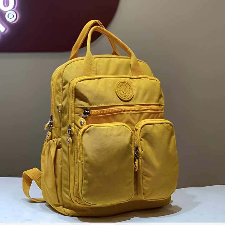 Women's Utility Backpack with Multiple Zip Pockets
