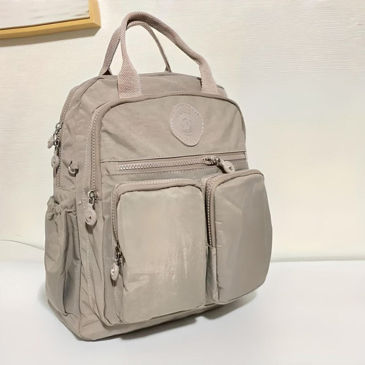 Women's Utility Backpack with Multiple Zip Pockets