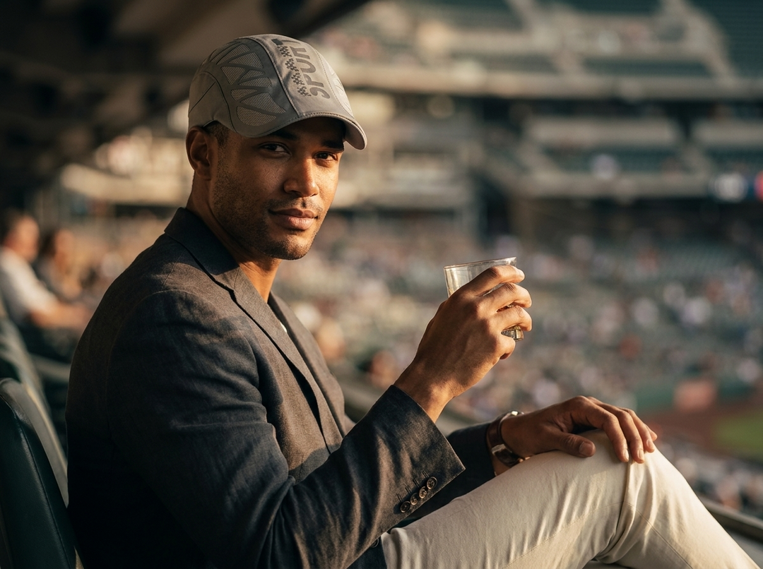 Mesh Panel Curved Brim Sport Cap