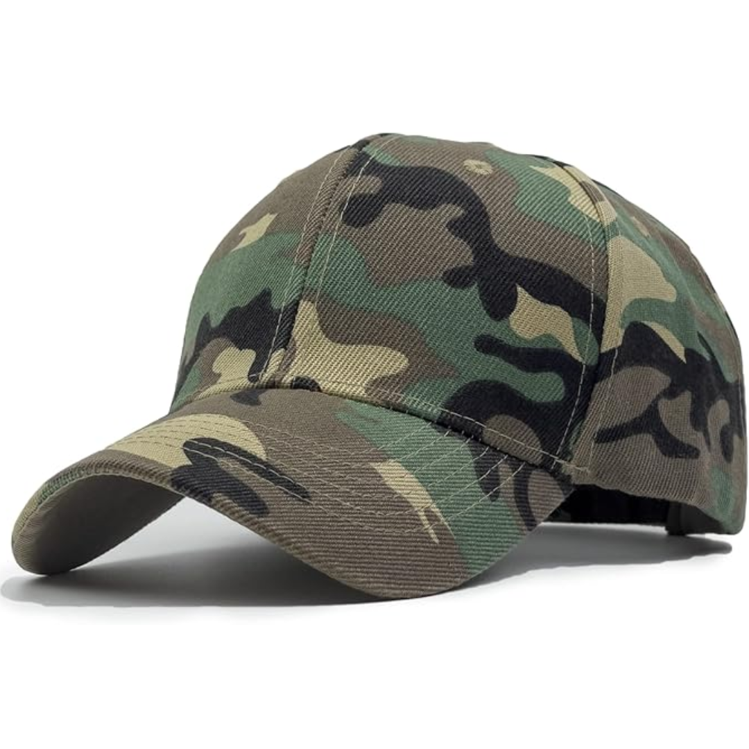 Cotton Twill Baseball Cap with Curved Brim