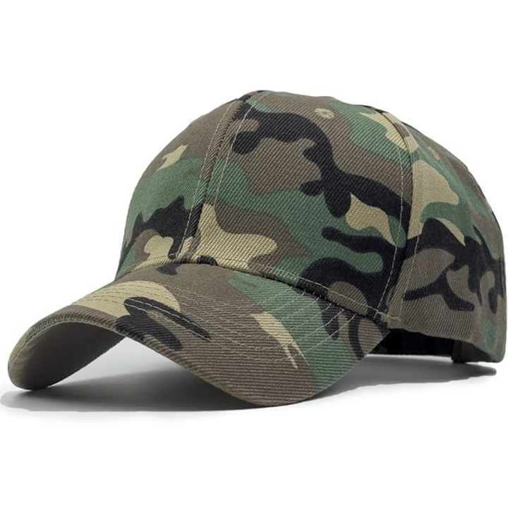 Cotton Twill Baseball Cap with Curved Brim