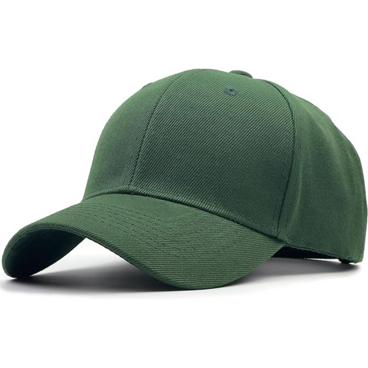 Cotton Twill Baseball Cap with Curved Brim