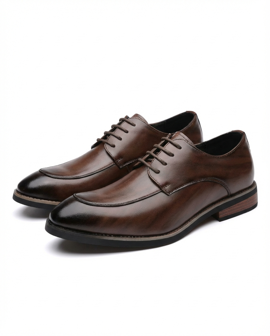 Men's Leather Derby Dress Shoes