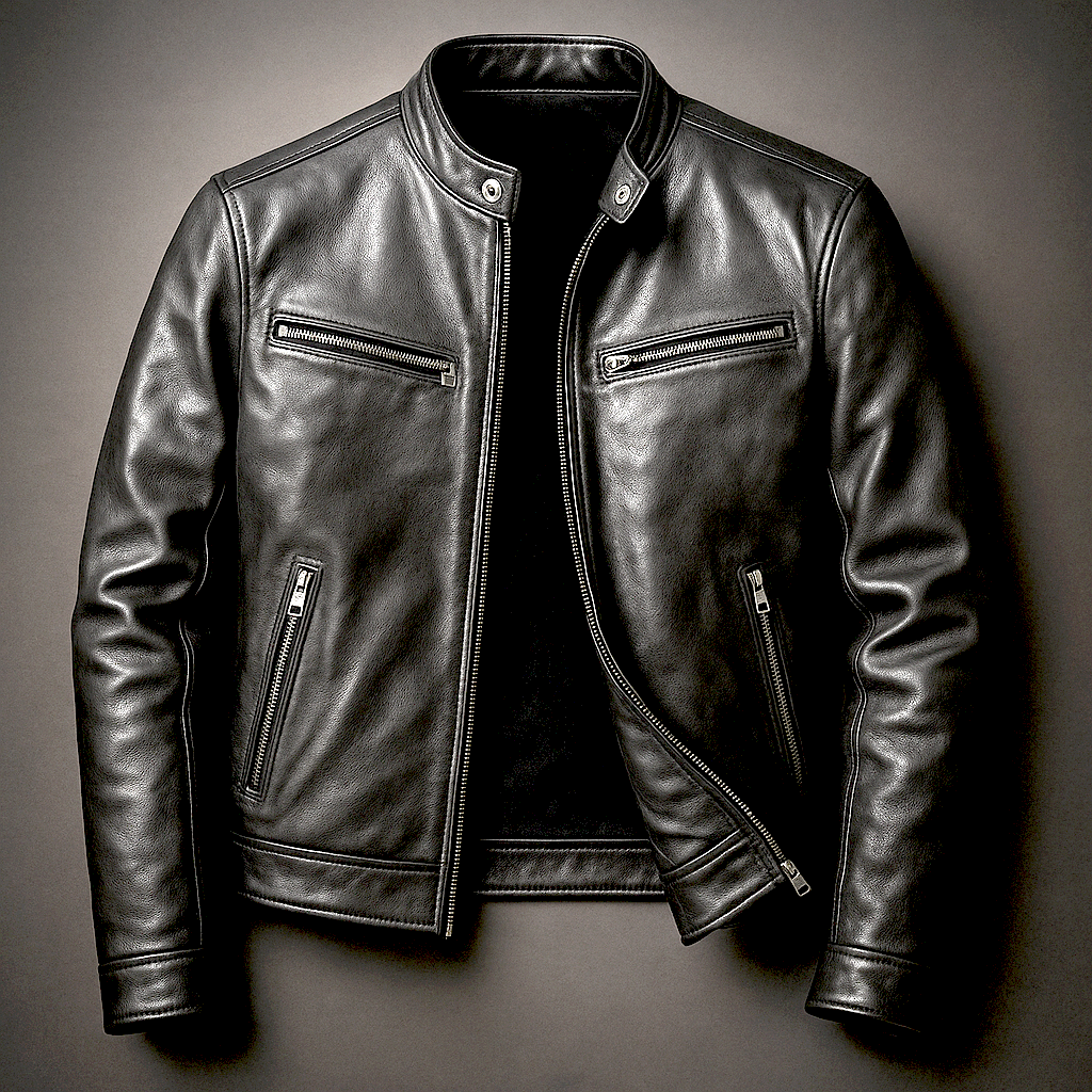 Classic Leather Biker Jacket