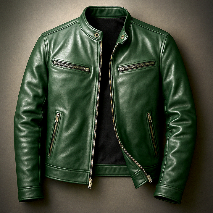 Classic Leather Biker Jacket