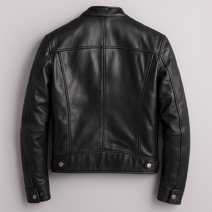 Classic Leather Biker Jacket