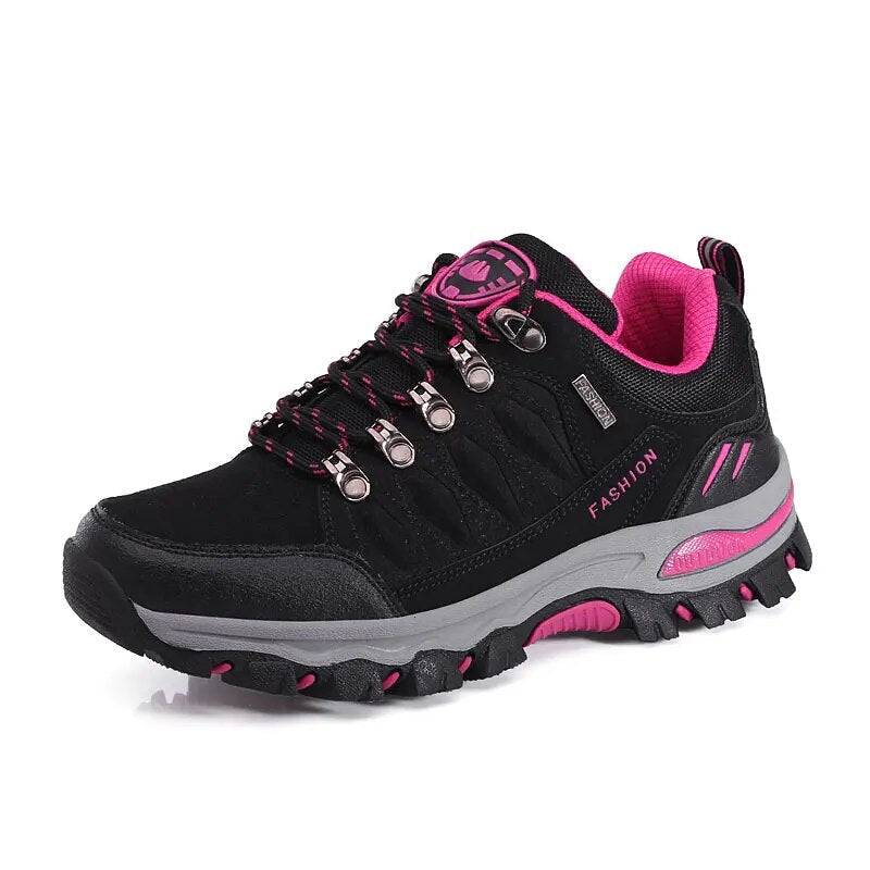 Women's Waterproof Walking Shoes - Black