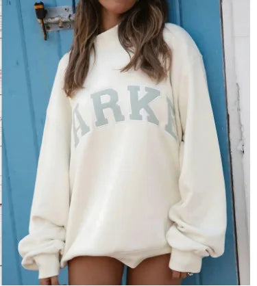 Women's Cropped Varsity Mock Neck Sweatshirt